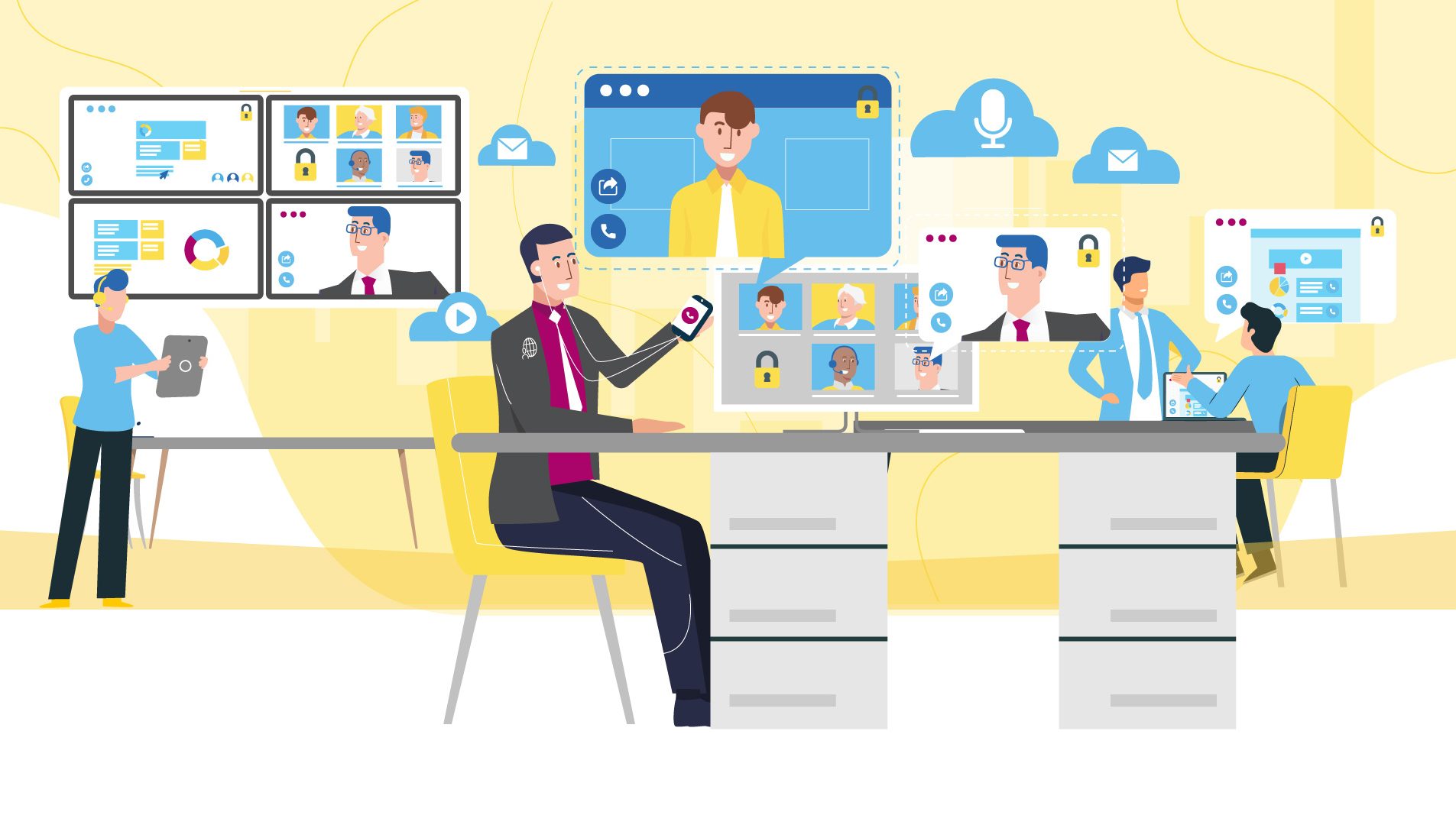 Axians Digital Workspace illustration