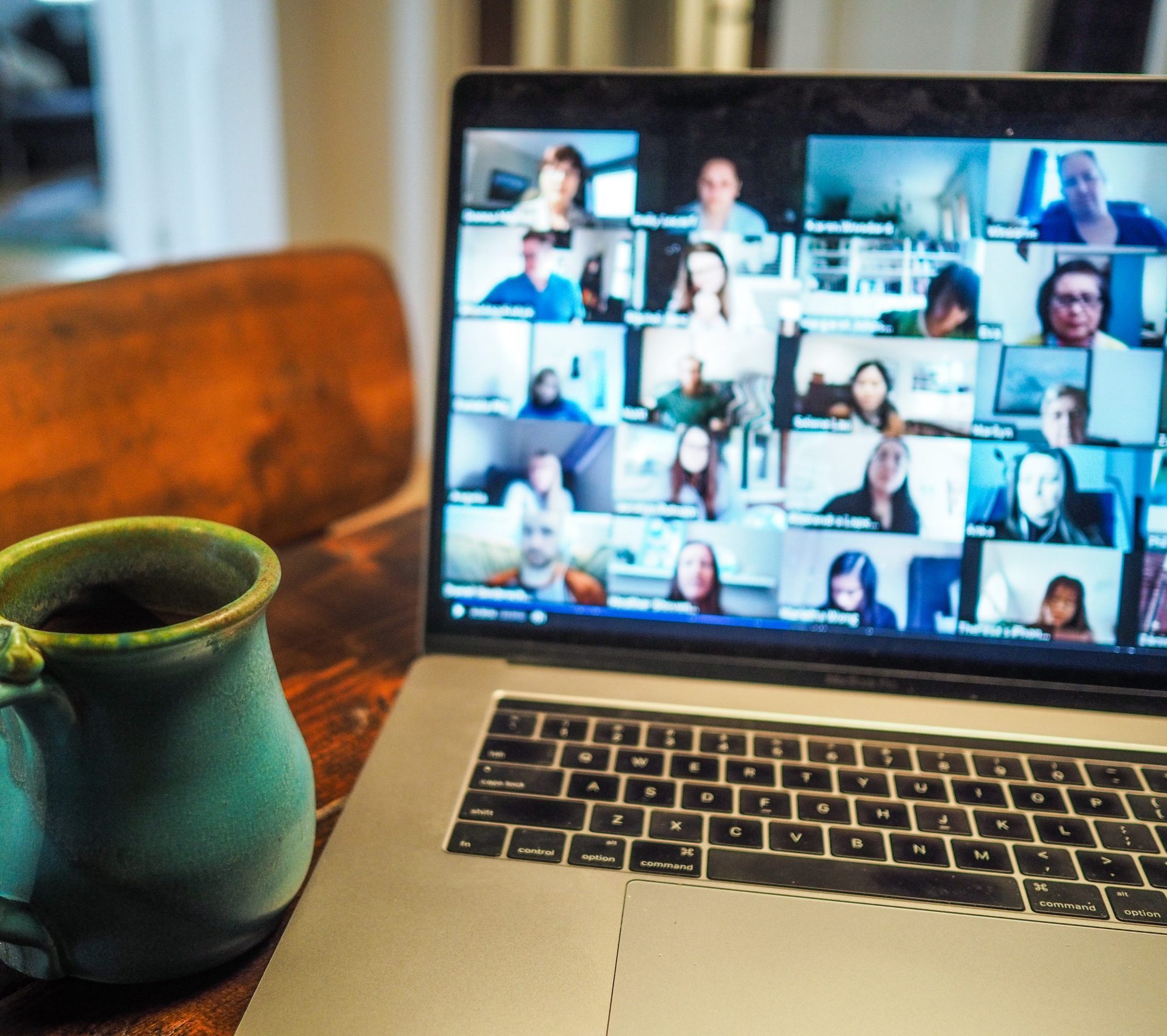 Zoom Coffee Computer Digital Workspace