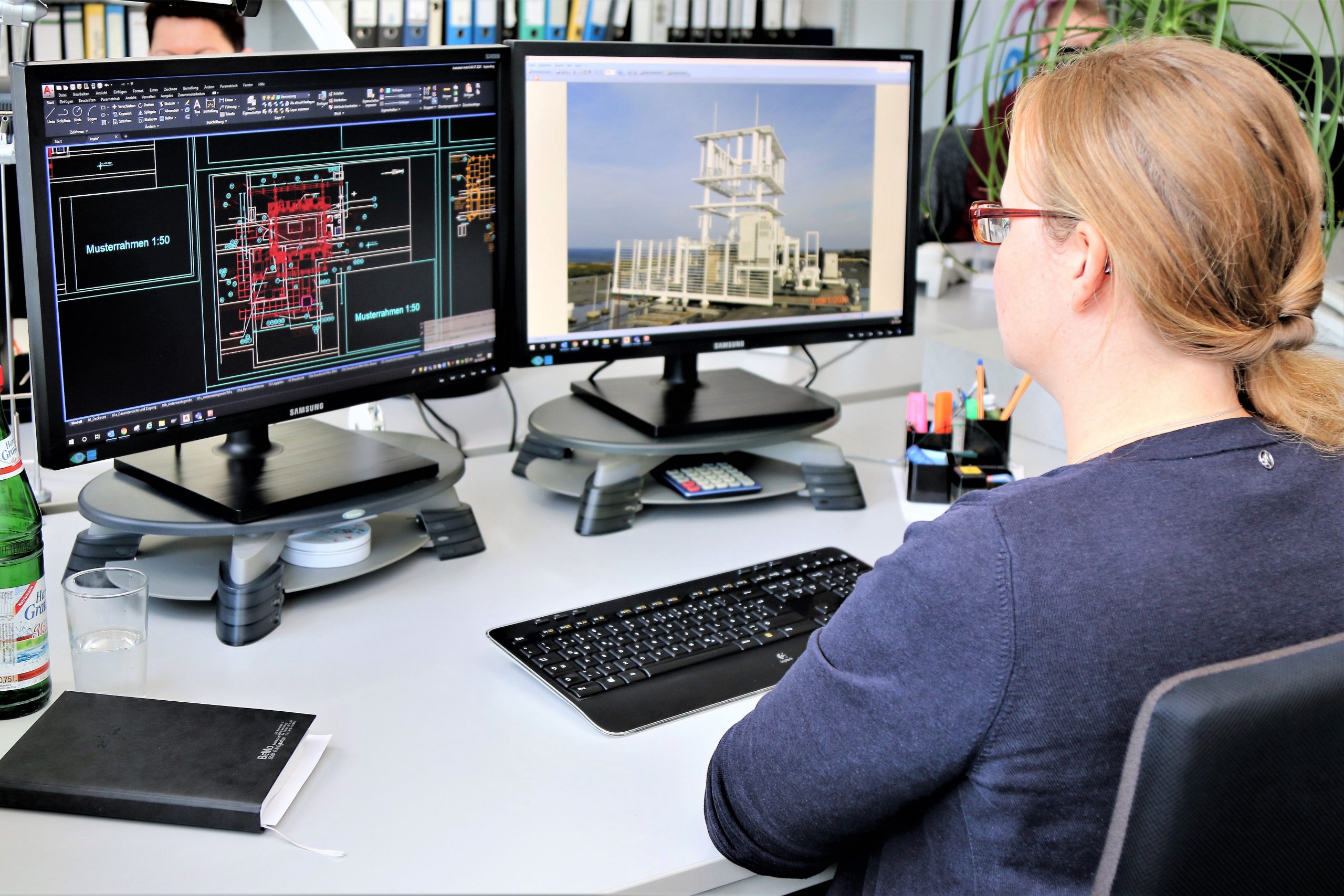 Digitale Standortplanung mit CAD Programmen von der Entwurfs-, Ausführungs- und Tragwerkplanung inklusive Statik-Überprüfung