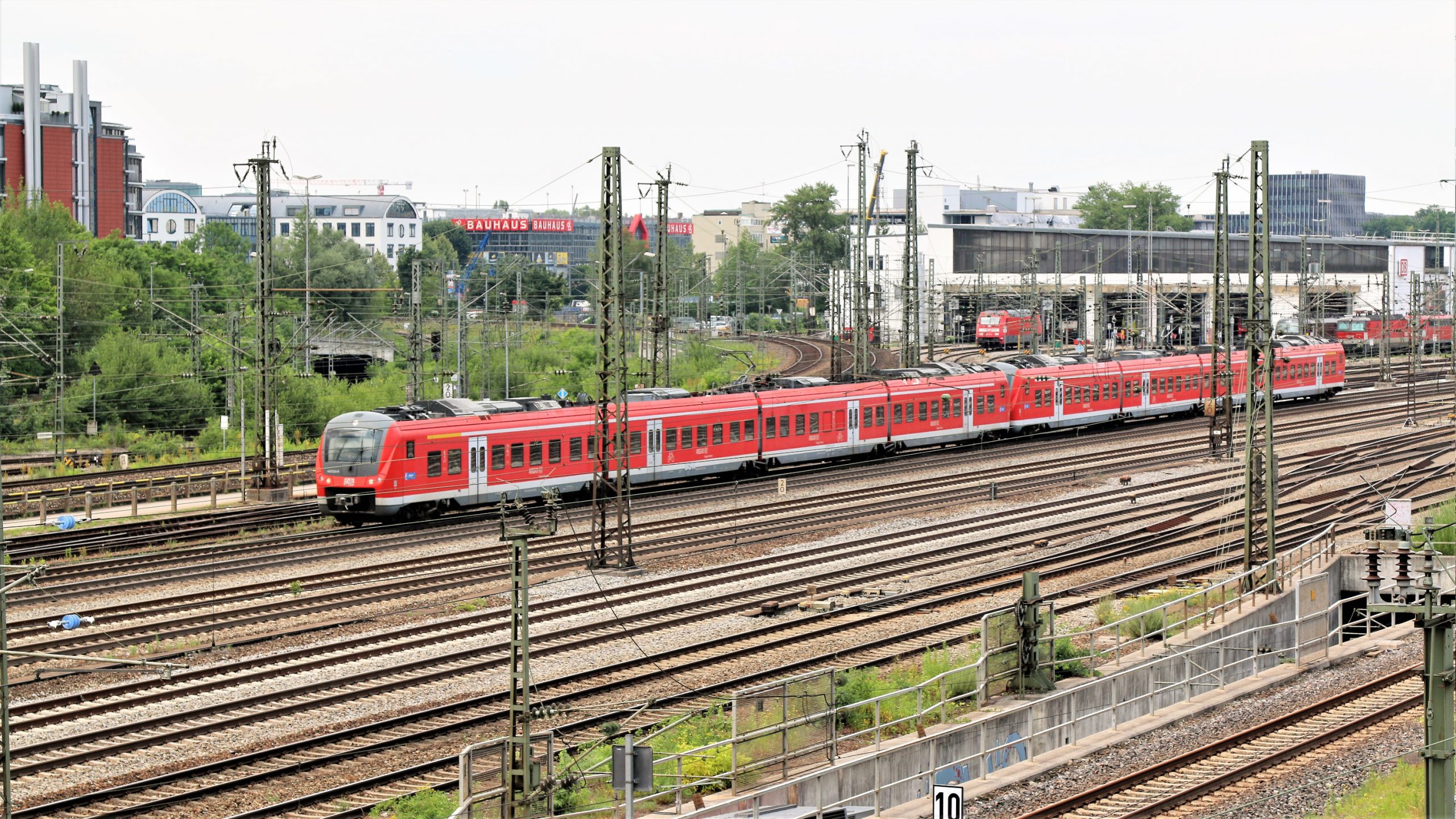 Bahn Infrastruktur Formular Hintergrund