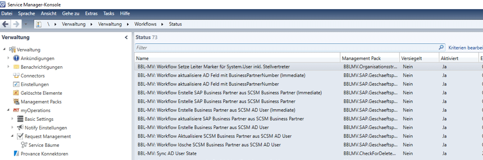 Mapping von SAP ID und AD ID