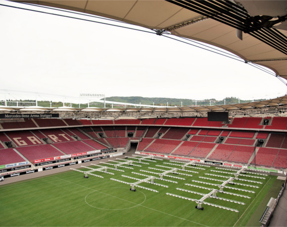 Mercedes Benz Arena Stuttgart Mobilfunk Infrastruktur 5G Teaser