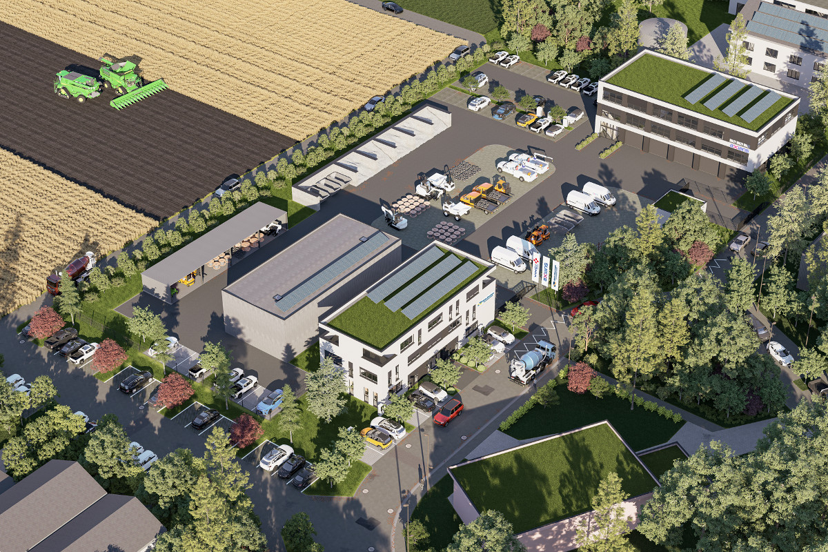 Das neue Geschäftszentrum im Möglingen verfügt über 70 Büro- und Verwaltungsarbeitsplätze (Quelle: Axians)