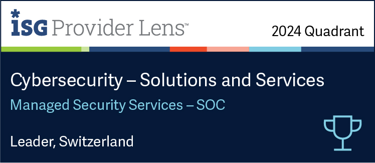 ISG zeichnet Axians auch in der Schweiz in der Kategorie „Managed Security Services“ als Leader aus. (Quelle: ISG)
