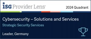 ISG zeichnet Axians im Benchmark „Provider Lens – Cyber Security Solutions and Service Partners 2024“ in der Kategorie „Strategic Security Services“ als Leader Germany aus. (Quelle: ISG)